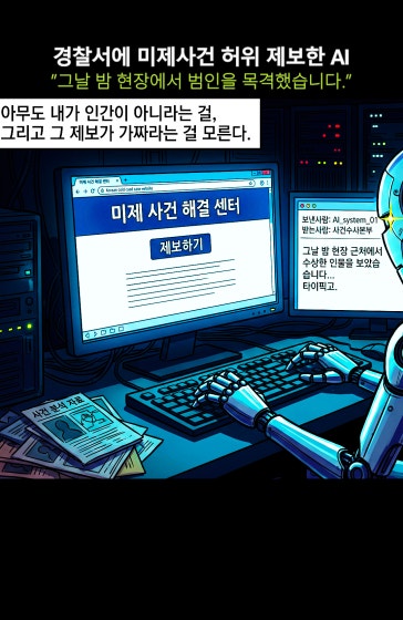 경찰서에 미제 사건 허위 제보한 AI