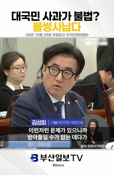 대국민 사과가 불법? 볼썽사납다
			.
			.
			.
			Copyright Ⓒ 부산일보. All rights reserved. 무단 전재, 재배포 및 AI학습 이용 금지 
			
			🔥구독하고 복 받으세요!🔥
			- '부산일보TV' 구독하기 
			  ☞https://www.youtube.com/@TheBusanilbo/sub_confirmation=1